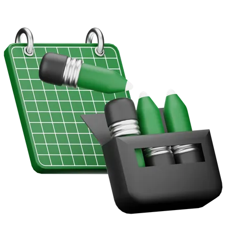 Farbstift  3D Icon