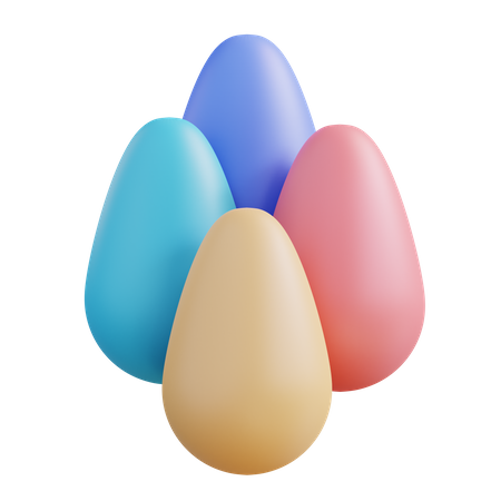 Farbtropfen  3D Icon