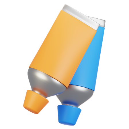 Farbtube  3D Icon