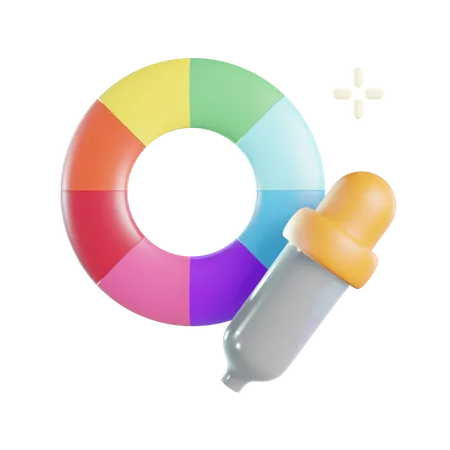 Farbwähler  3D Icon