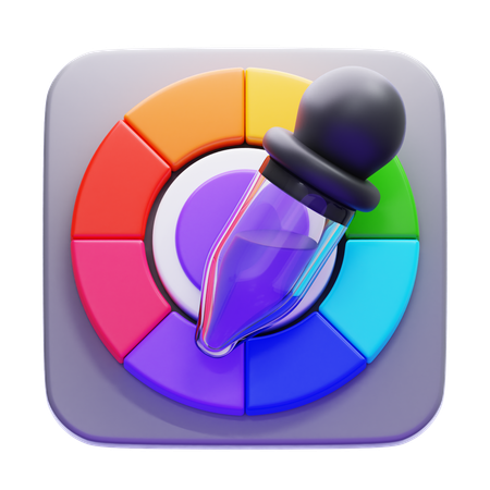 Farbwähler  3D Icon