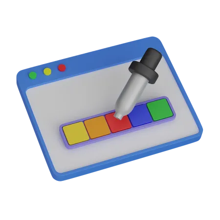 Farbwähler  3D Icon