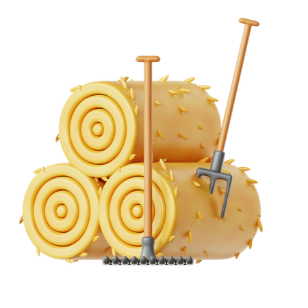 Pacote de feno  3D Icon