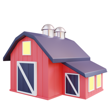 Farm  3D Icon