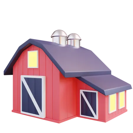 Farm  3D Icon