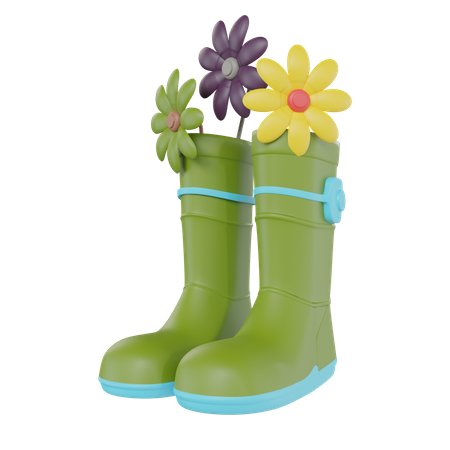 Farm Boot  3D Icon