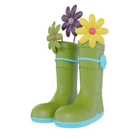 Farm Boot  3D Icon