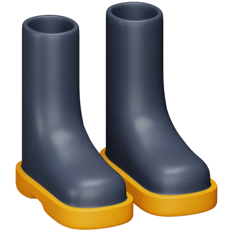 Farm boots  3D Icon