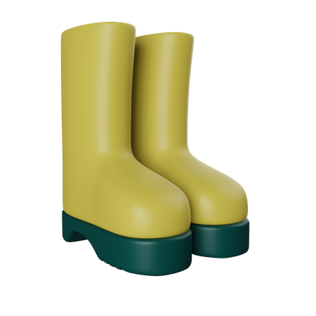 Farm Boots  3D Icon