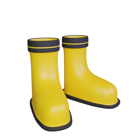 Farm Boots 3D Icon