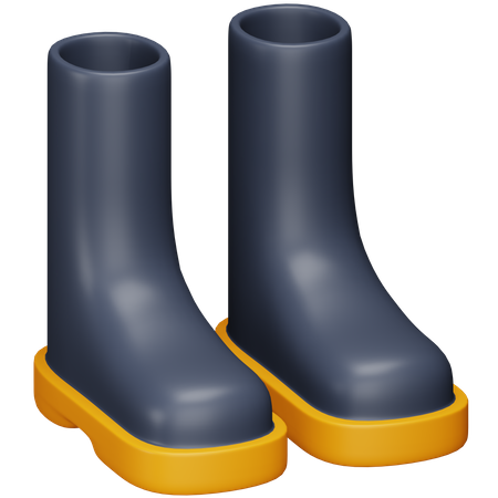 Farm boots 3D Icon