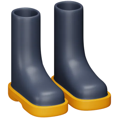 Farm boots 3D Icon