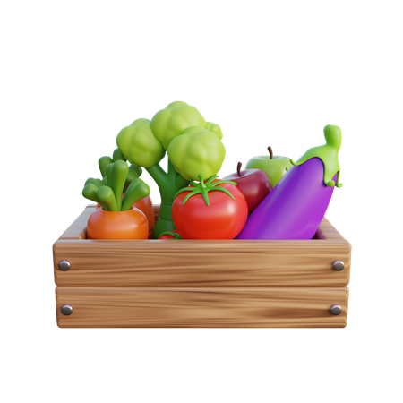 Farm box  3D Icon