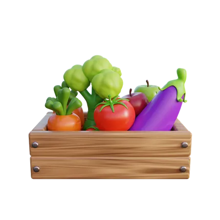 Farm box  3D Icon