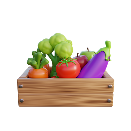 Farm box  3D Icon