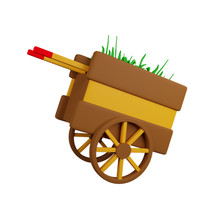 Farm Cart  3D Icon