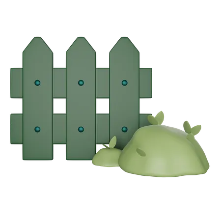 Farm Fence  3D Icon