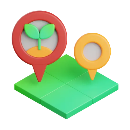 Farm Field  3D Icon