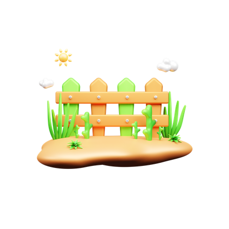 Farm Filed  3D Icon