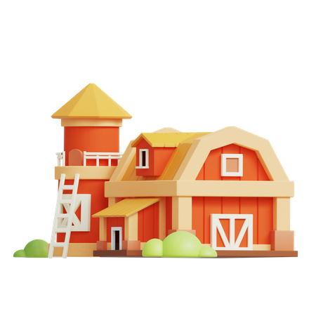 Farm House  3D Icon