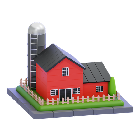 Farm House  3D Icon