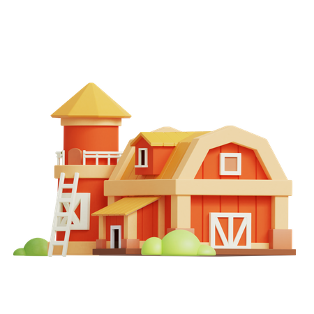 Farm House  3D Icon