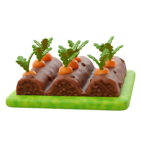 Farm Land  3D Icon