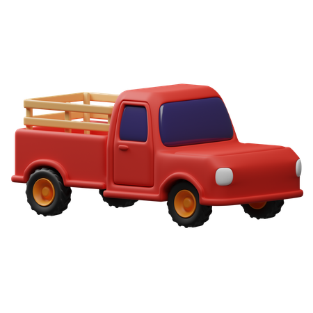 Farm pickup  3D Icon