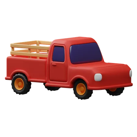 Farm pickup  3D Icon