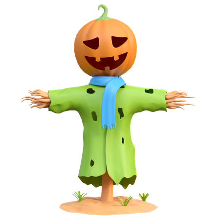 Farm Scarecrow  3D Icon