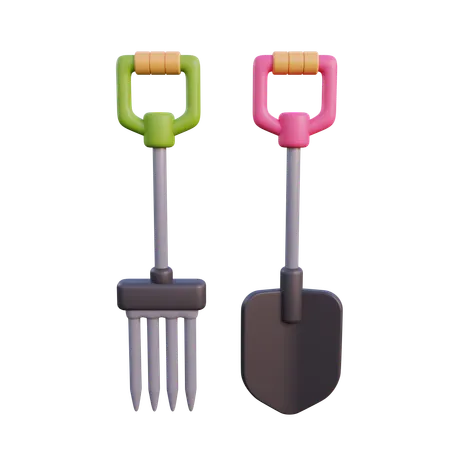 Farm tool  3D Icon