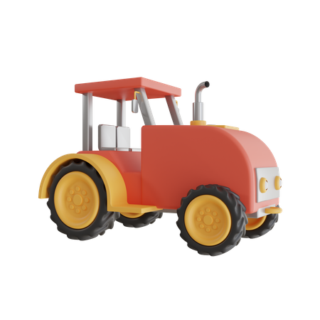 Farm Tractor  3D Icon