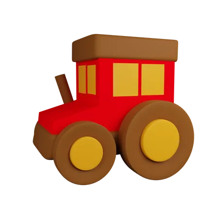 Farm Tractor  3D Icon