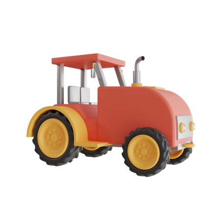 Farm Tractor  3D Icon