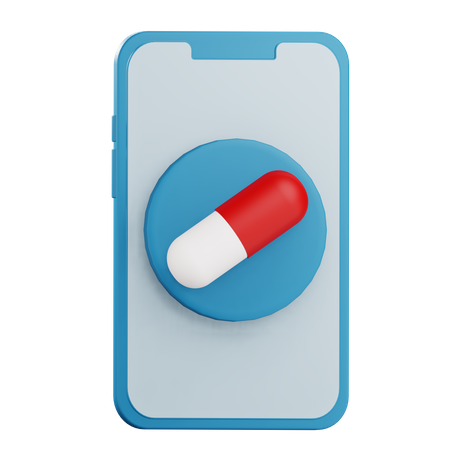 Farmacia en línea  3D Icon