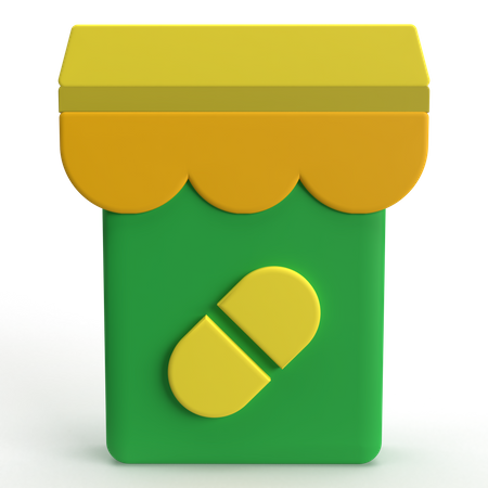 Farmácia on-line  3D Icon