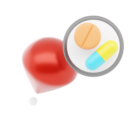 Alfiler de farmacia  3D Icon