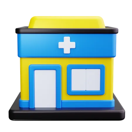 Tienda de farmacia  3D Icon