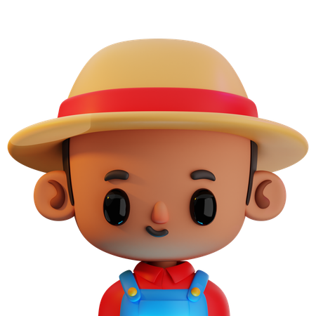 農家  3D Icon