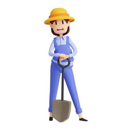Farmer  3D Icon