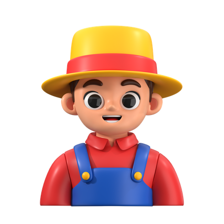 Farmer  3D Icon