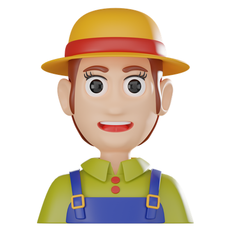 Farmer  3D Icon