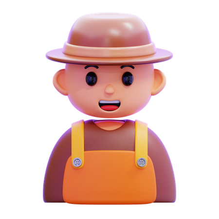 FARMER  3D Icon