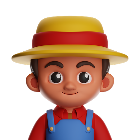 Farmer  3D Icon