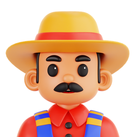 Farmer  3D Icon