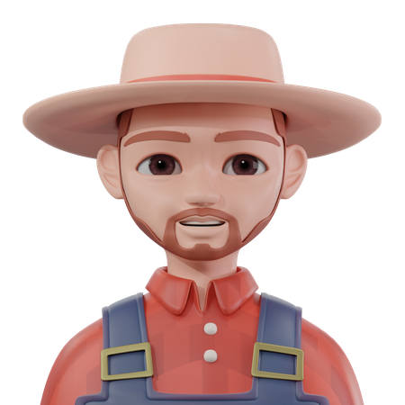 Farmer  3D Icon