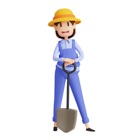 Farmer  3D Icon