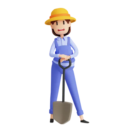 Farmer  3D Icon