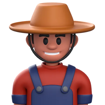 Farmer  3D Icon