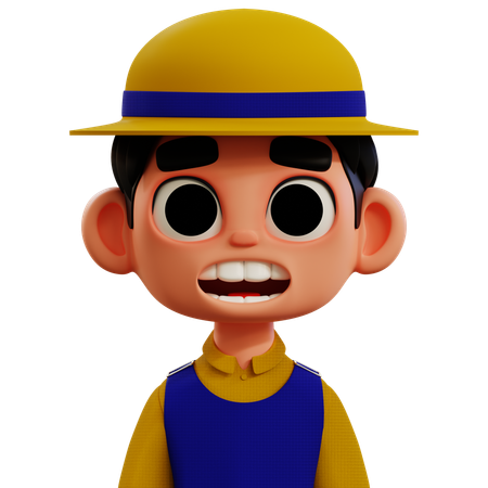 Farmer  3D Icon